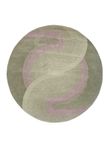 Wool Rug round  - 180 x 180 cm - sand