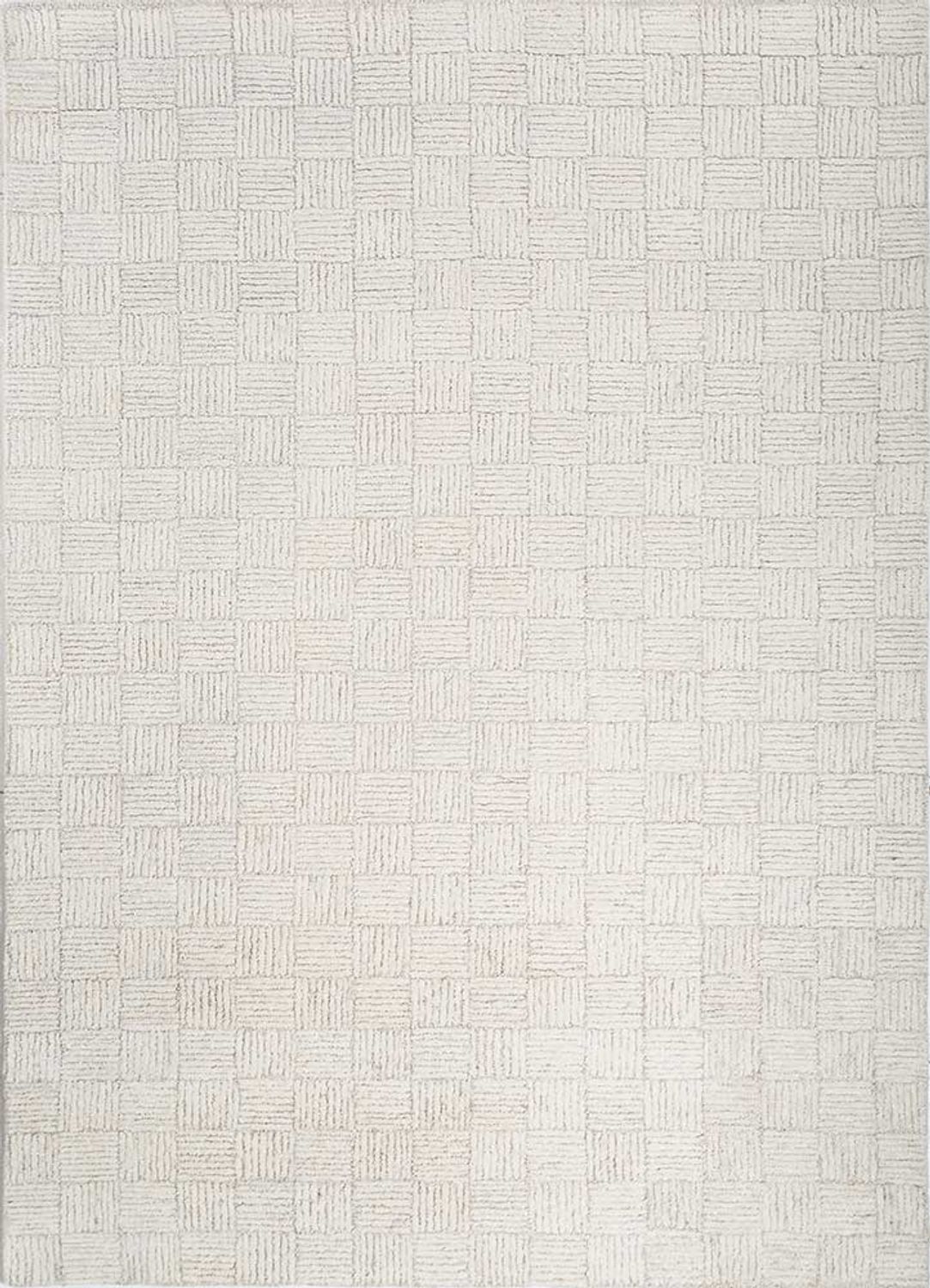 Wool Rug - 240 x 150 cm - cream