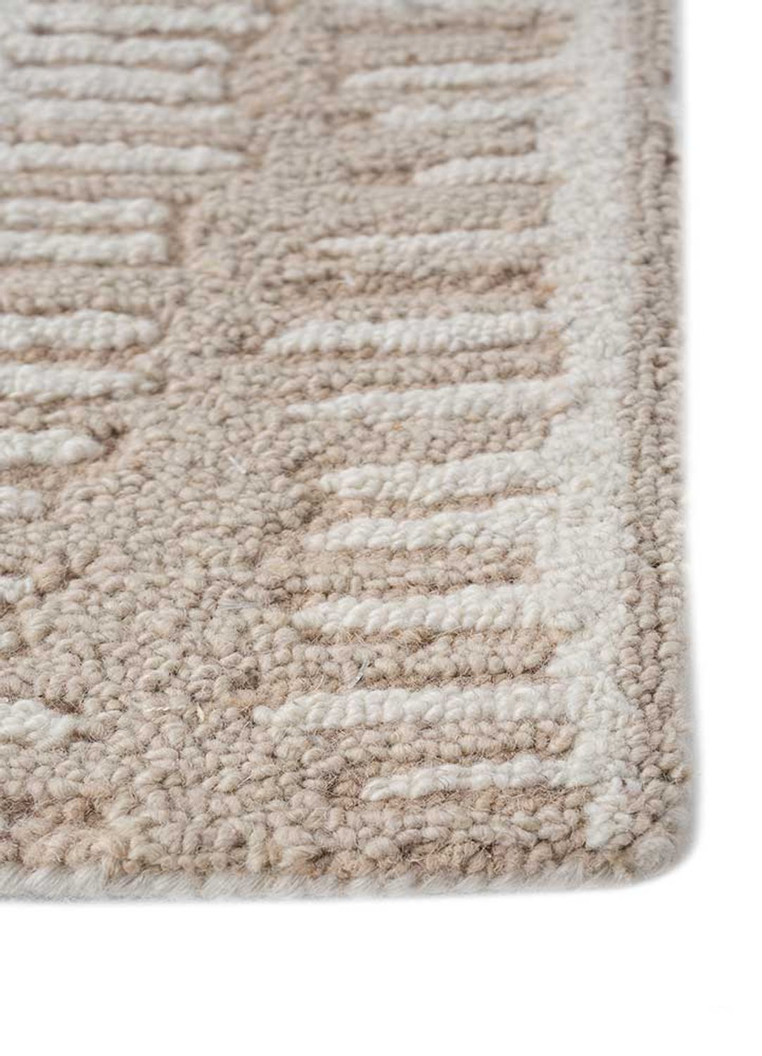 Wool Rug - 240 x 150 cm - cream