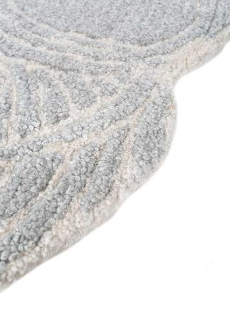 Designer Rug other shape  - 152 x 163 cm - light grey