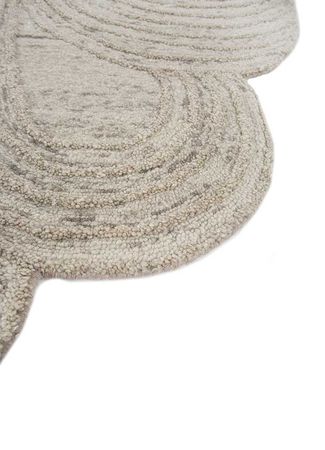 Wool Rug other shape  - 137 x 250 cm - light grey