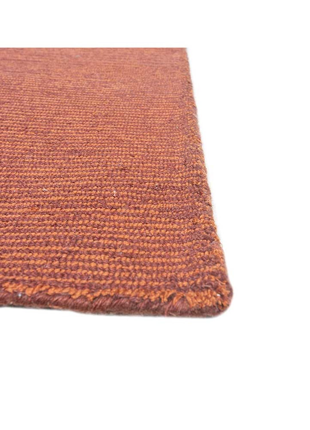 Wool Rug - 605 x 525 cm - orange