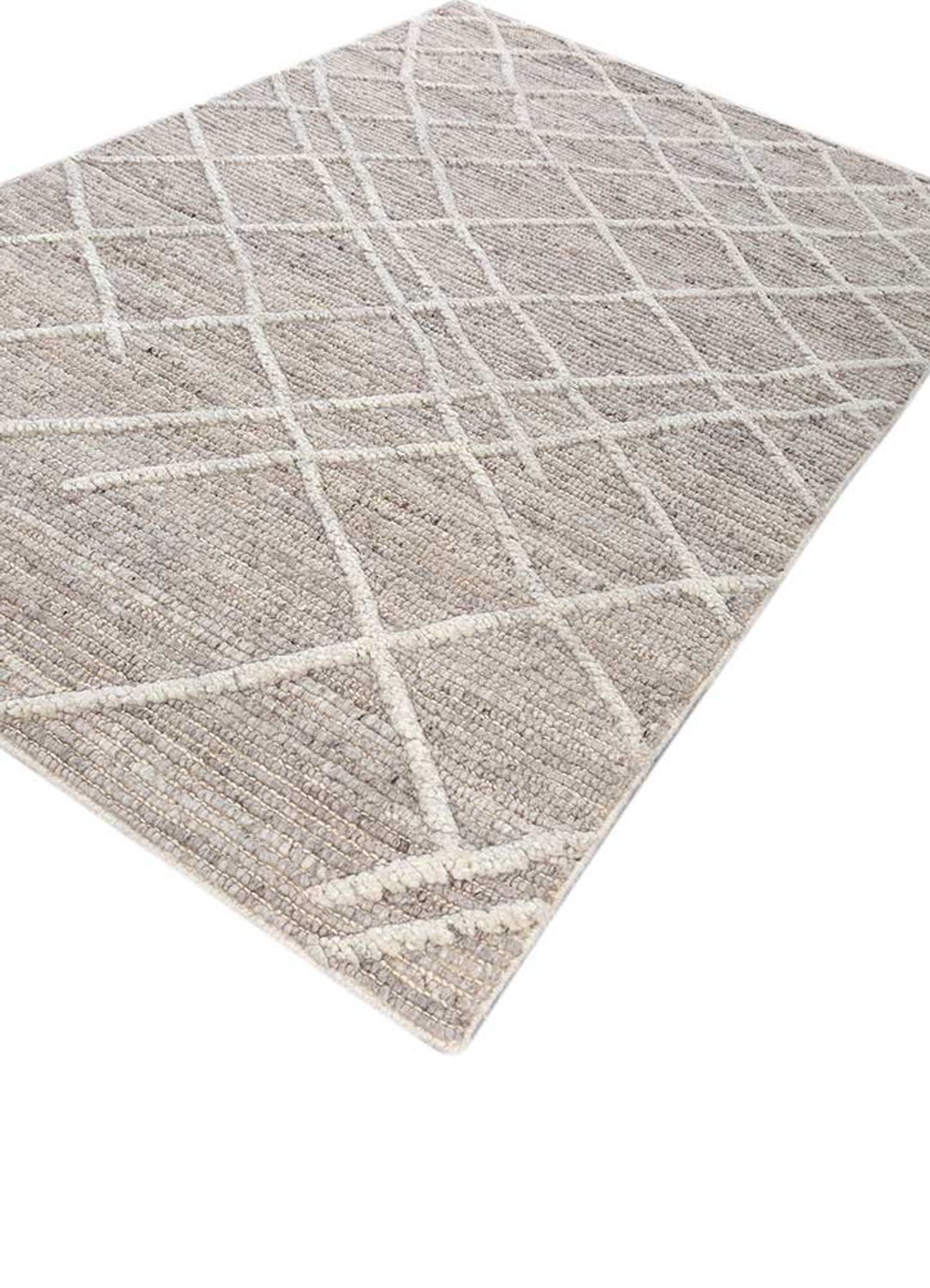 Wool Rug - 240 x 150 cm - light grey