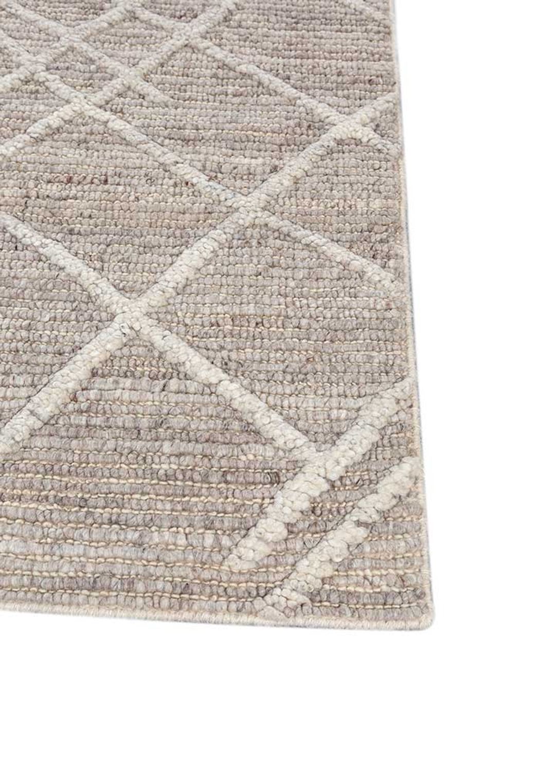 Wool Rug - 240 x 150 cm - light grey