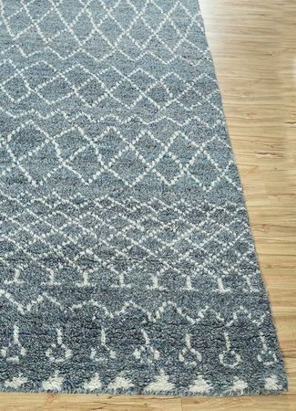 Wool Rug - 240 x 150 cm - dark green