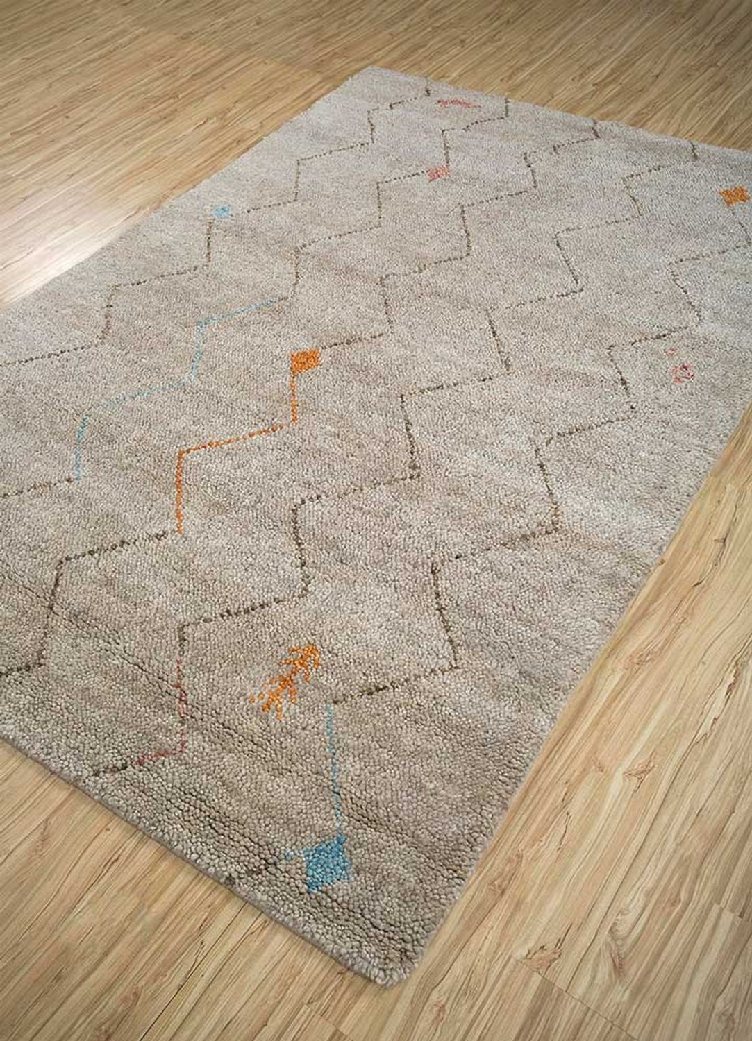 Wool Rug - 240 x 150 cm - cream