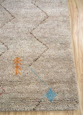 Wool Rug - 240 x 150 cm - cream