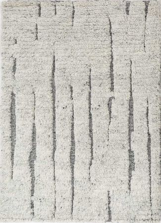 Wool Rug - 90 x 60 cm - light grey