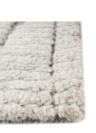 Wool Rug - 90 x 60 cm - light grey