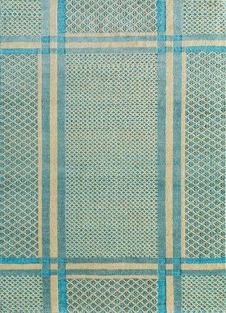 Wool Rug - 240 x 150 cm - turquoise