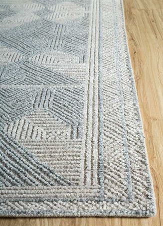 Wool Rug - 240 x 150 cm - grey