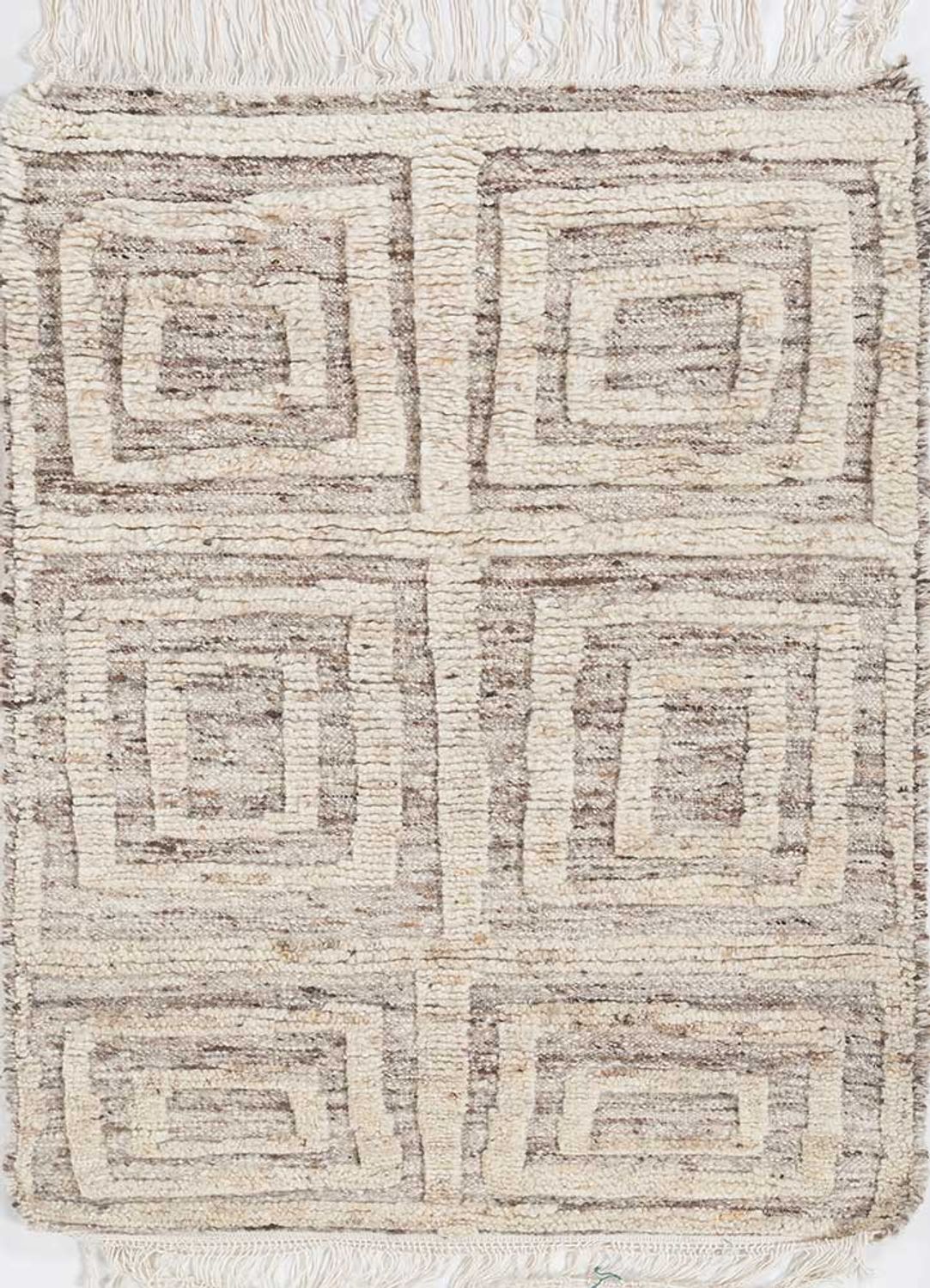 Wool Rug - 150 x 90 cm - cream