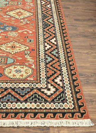 Wool Rug - 270 x 180 cm - orange