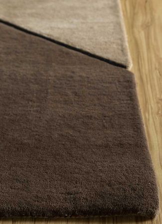Wool Rug other shape  - 240 x 170 cm - beige