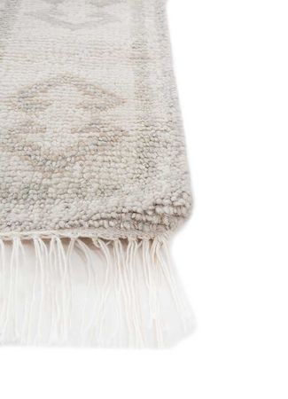 Wool Rug - 270 x 180 cm - silver