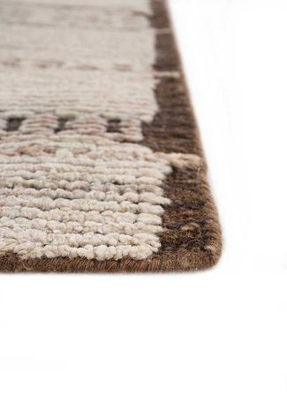 Runner Wool Rug - 240 x 75 cm - cream