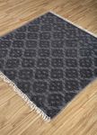 Viscose Rug square  - 75 x 75 cm - anthracite