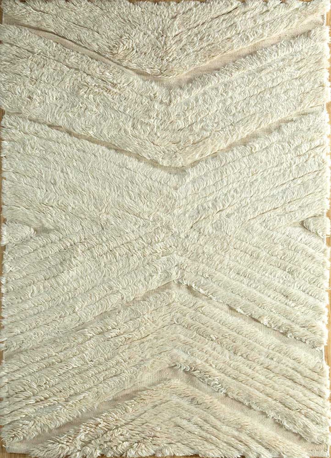 Wool Rug - 240 x 150 cm - cream