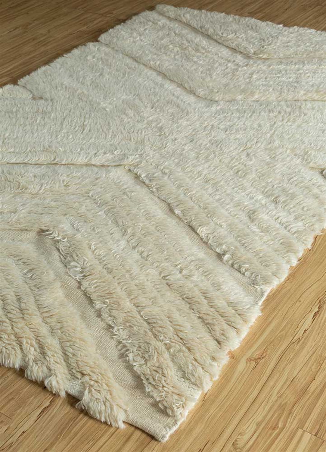 Wool Rug - 240 x 150 cm - cream