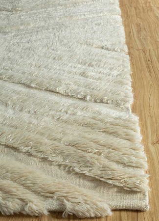 Wool Rug - 240 x 150 cm - cream