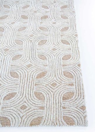 Wool Rug - 240 x 150 cm - cream
