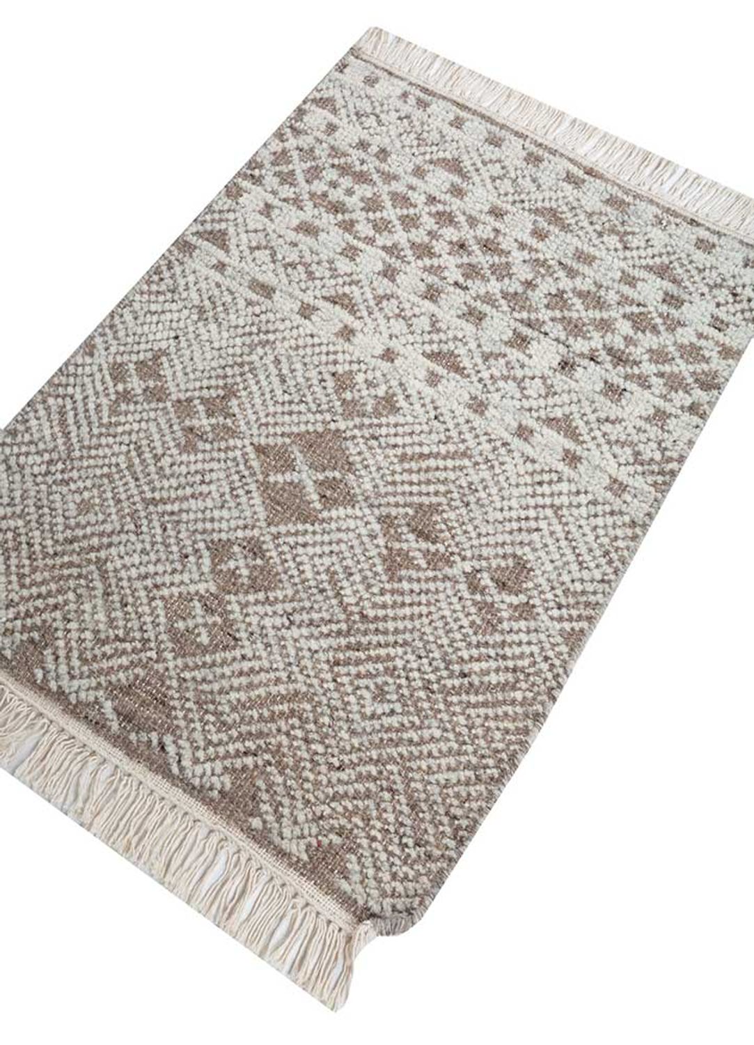 Wool Rug - 90 x 60 cm - beige