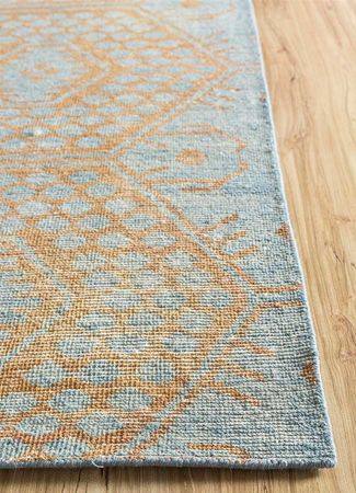 Wool Rug - 300 x 240 cm - blue