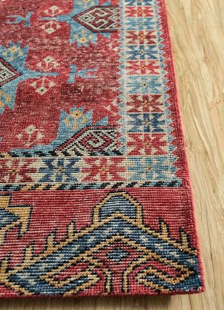 Wool Rug - 270 x 180 cm - orange