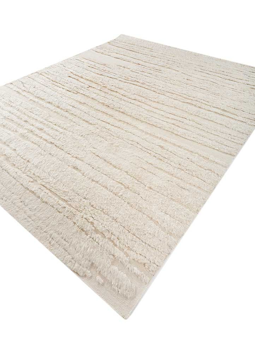 Wool Rug - 300 x 240 cm - cream