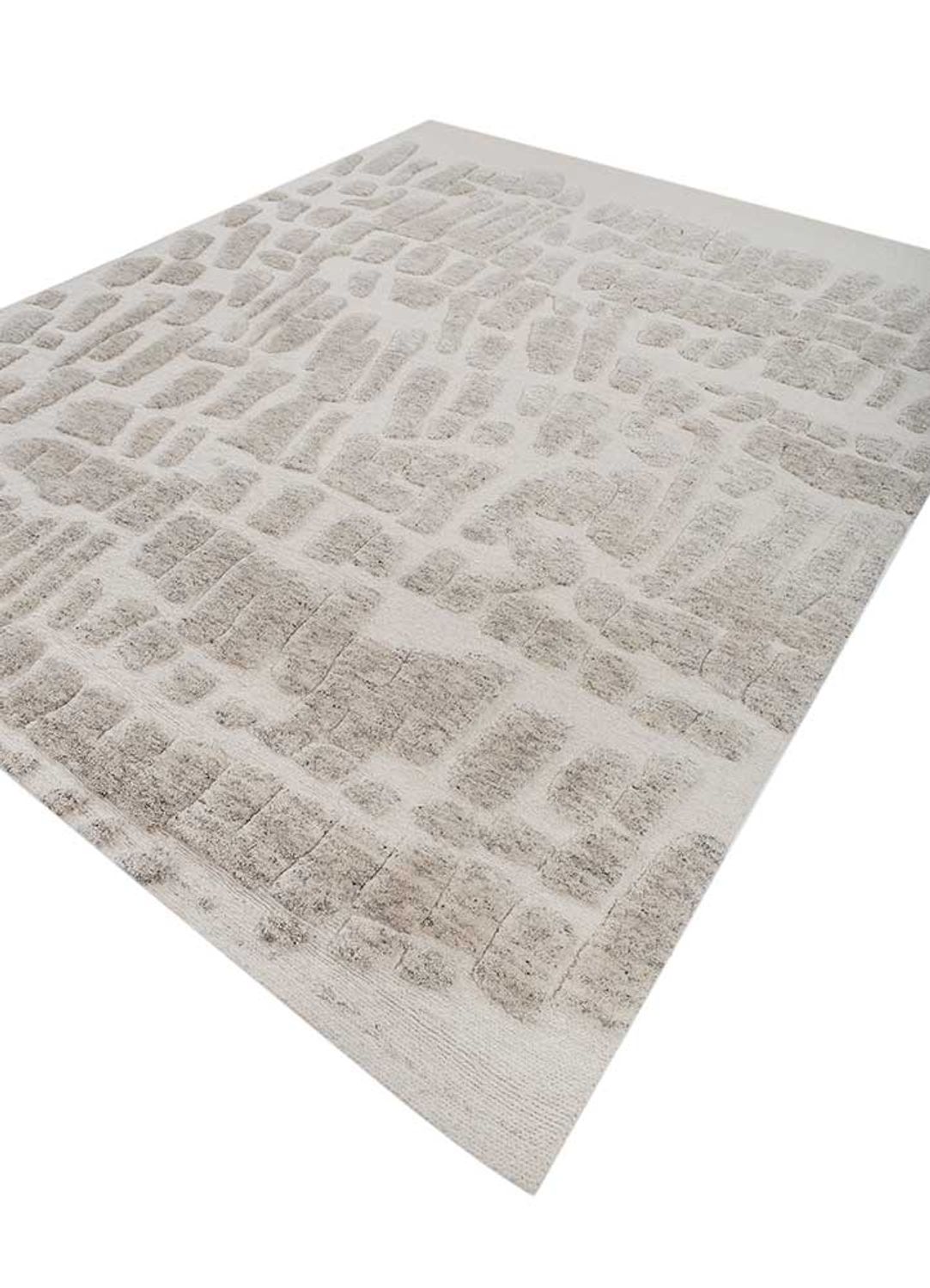 Wool Rug - 300 x 240 cm - silver