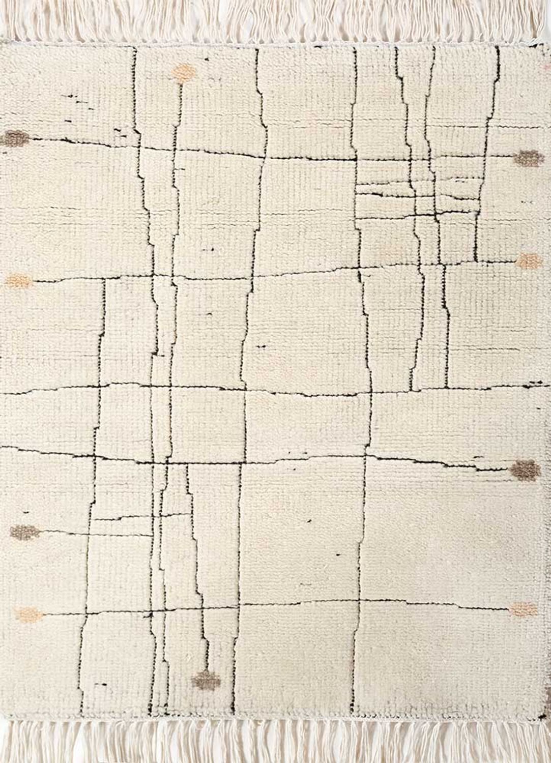 Wool Rug - 300 x 240 cm - cream