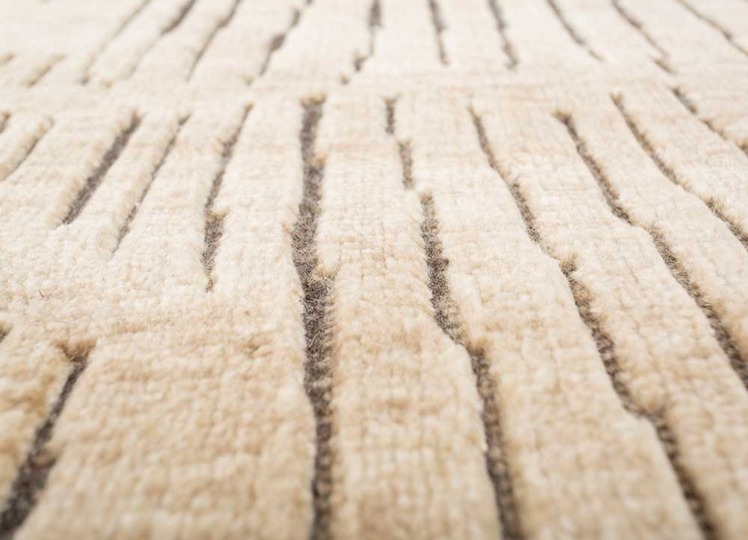 Wool Rug - 300 x 240 cm - beige