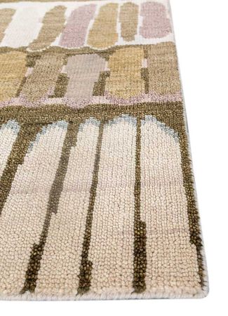 Wool Rug - 90 x 60 cm - brown