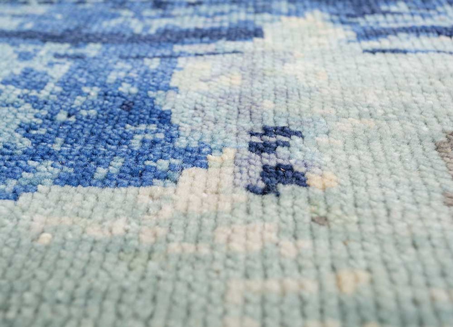 Wool Rug - 300 x 240 cm - blue