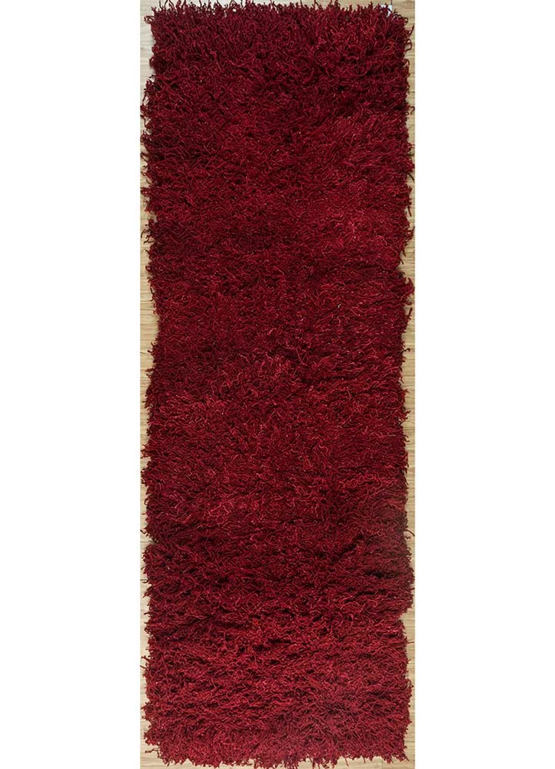 Runner Wool Rug - 365 x 124 cm - orange