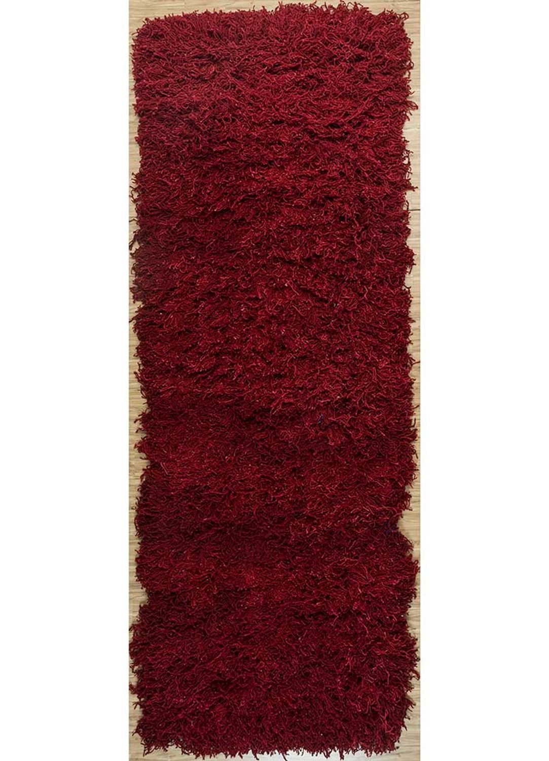 Runner Wool Rug - 365 x 124 cm - orange