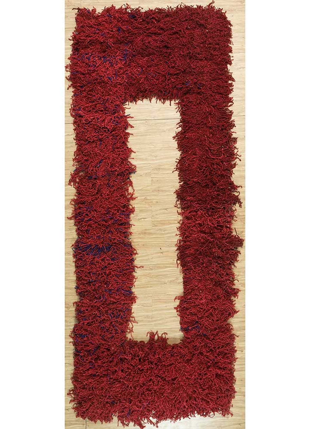 Runner Wool Rug - 365 x 124 cm - orange