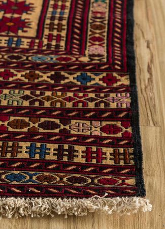 Wool Rug - 135 x 90 cm - orange