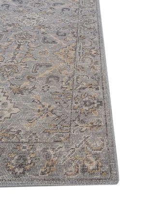 Runner Wool Rug - 300 x 90 cm - light grey