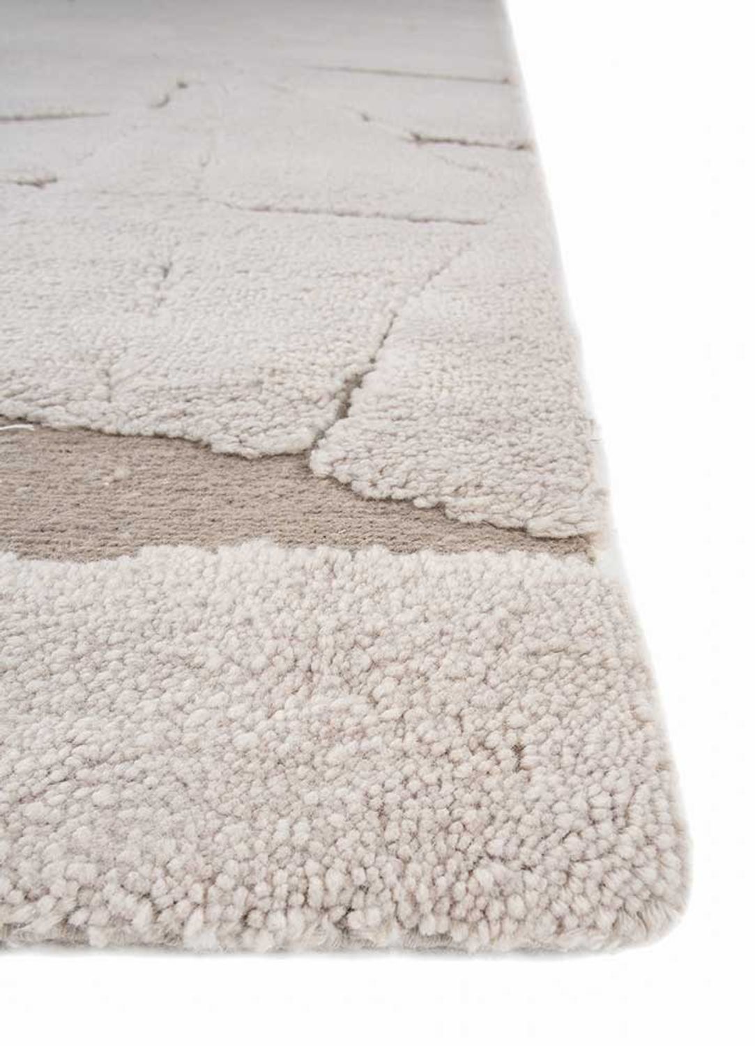 Wool Rug - 300 x 240 cm - light grey