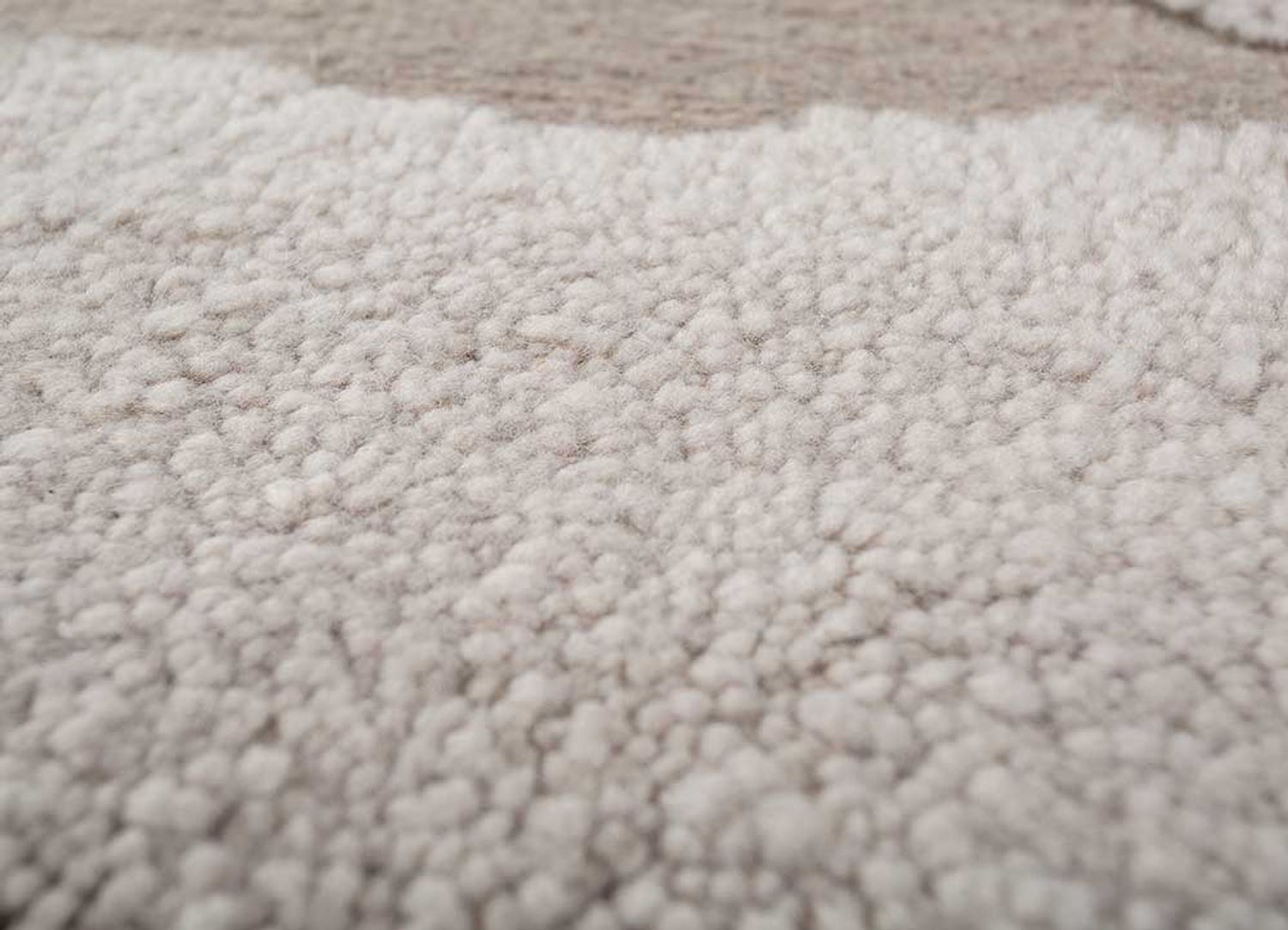 Wool Rug - 300 x 240 cm - light grey