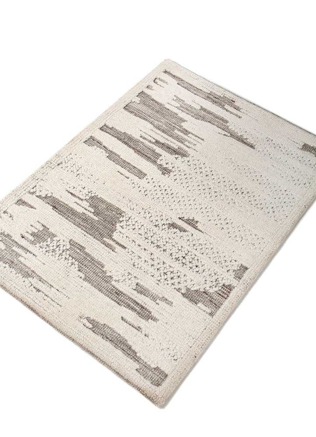 Wool Rug - 90 x 60 cm - cream