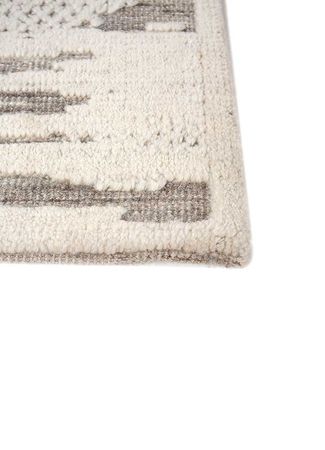 Wool Rug - 90 x 60 cm - cream