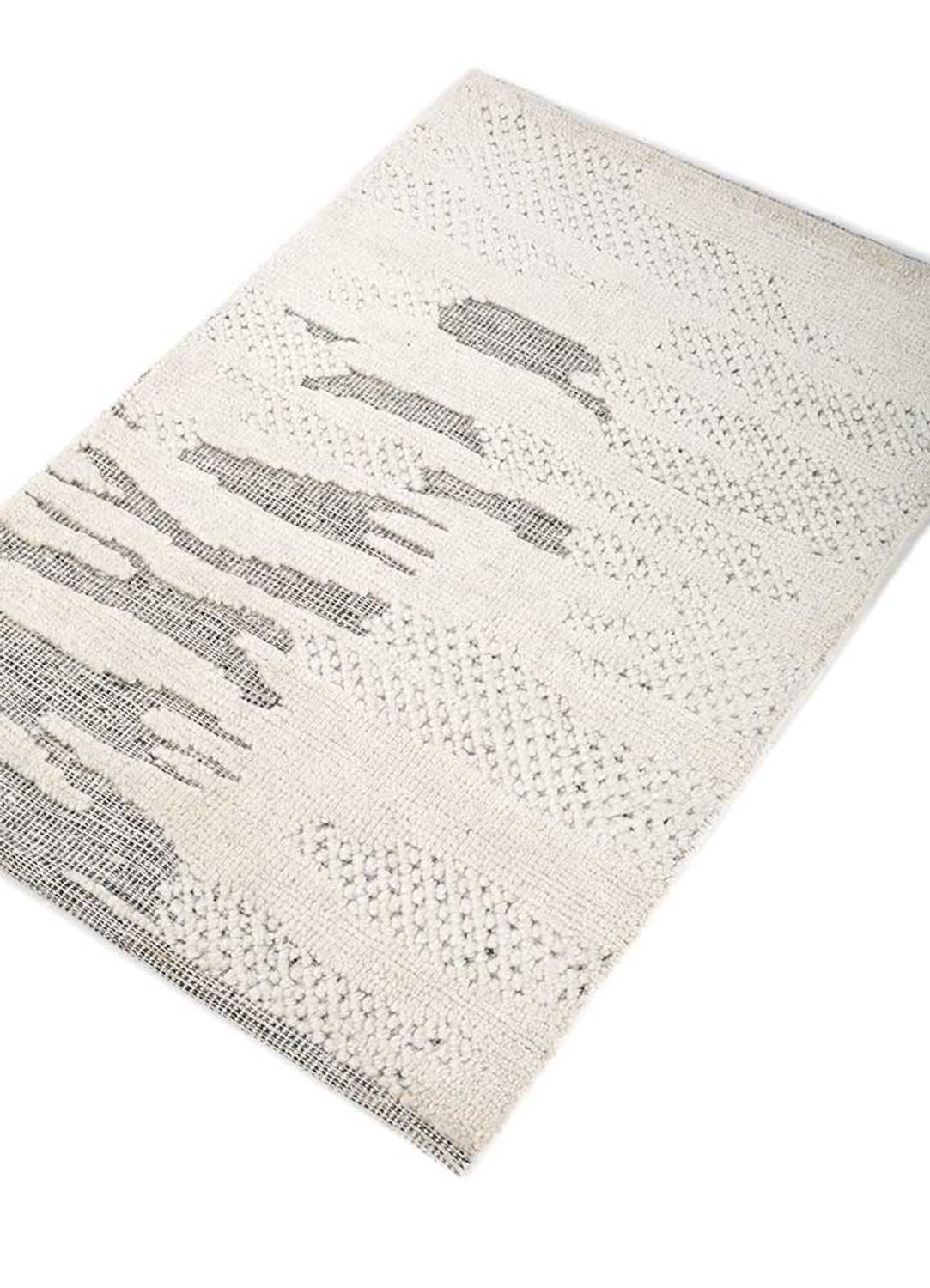 Wool Rug - 90 x 60 cm - cream