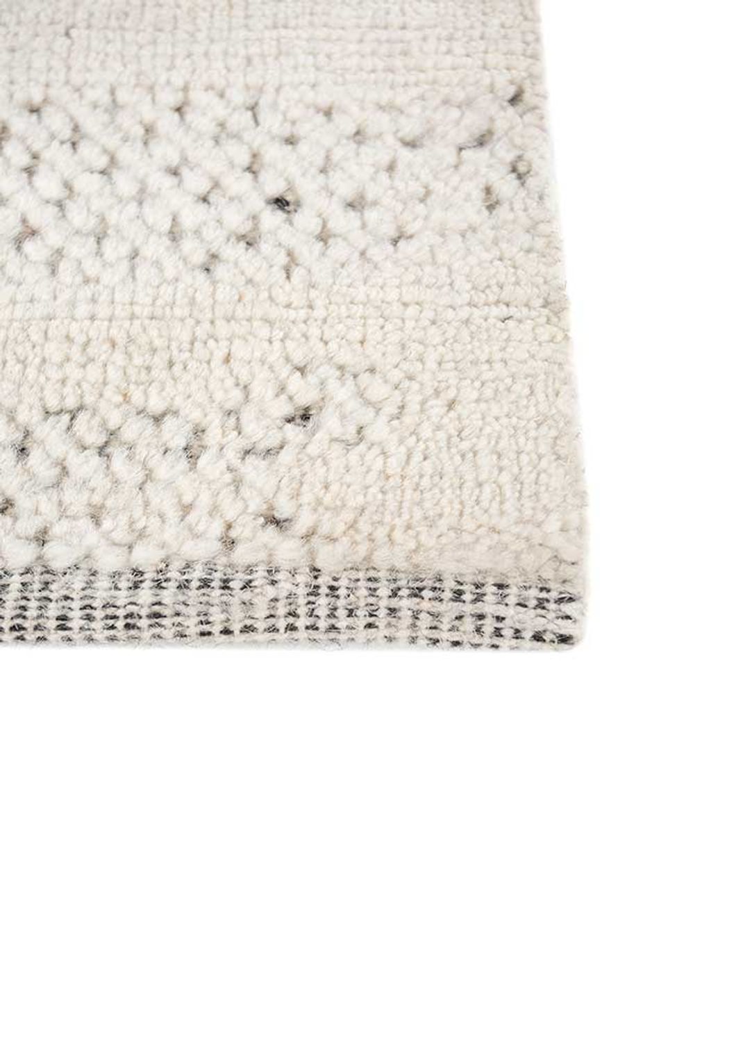 Wool Rug - 90 x 60 cm - cream