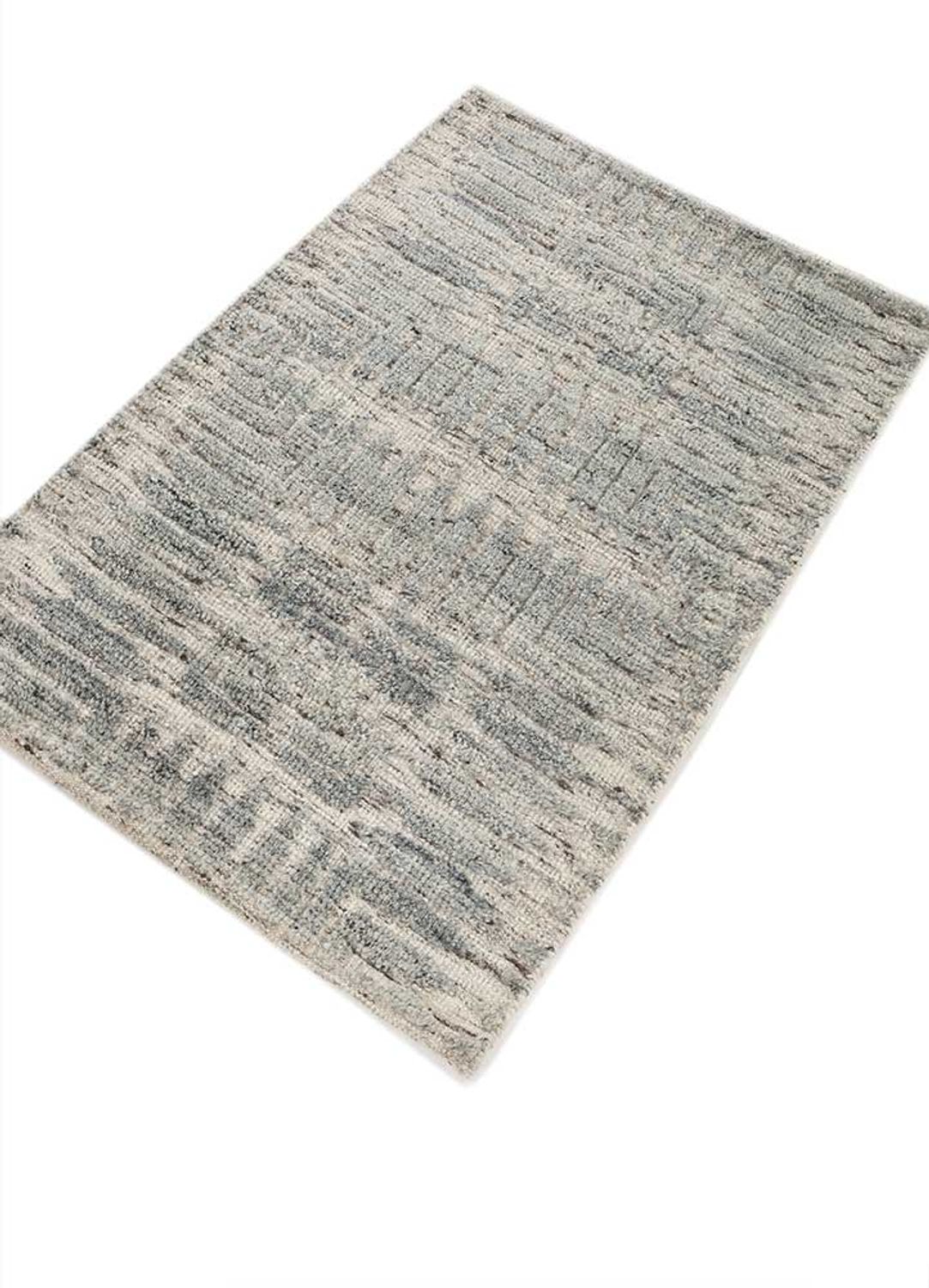 Wool Rug - 90 x 60 cm - grey