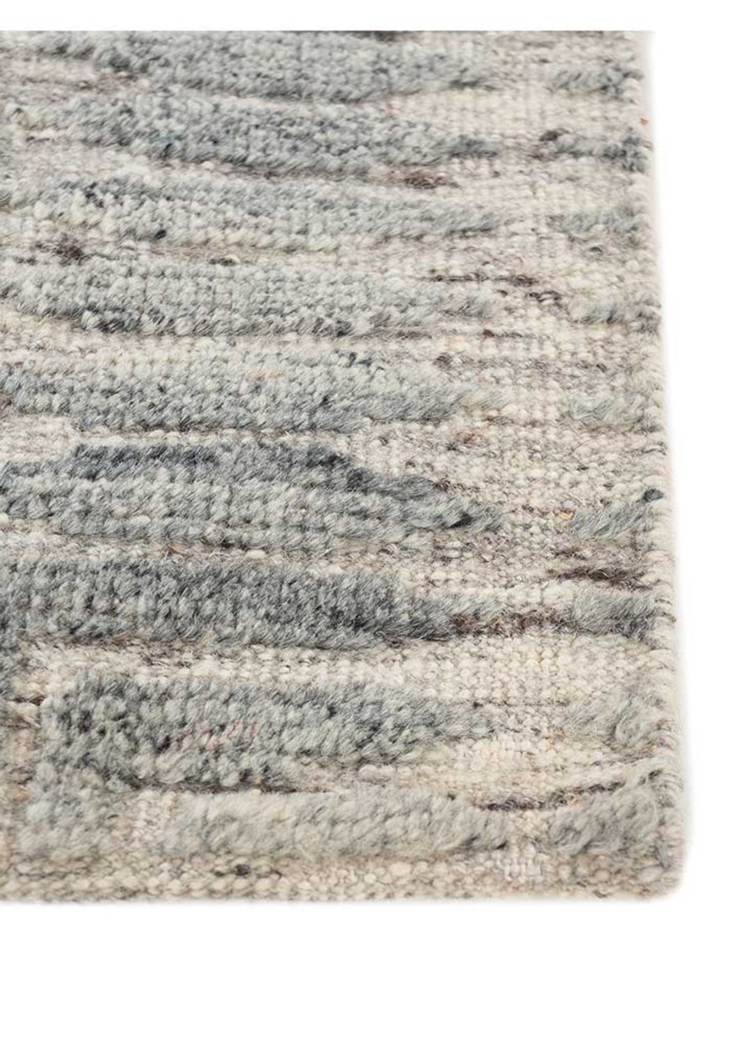 Wool Rug - 90 x 60 cm - grey