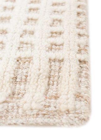 Wool Rug - 90 x 60 cm - cream