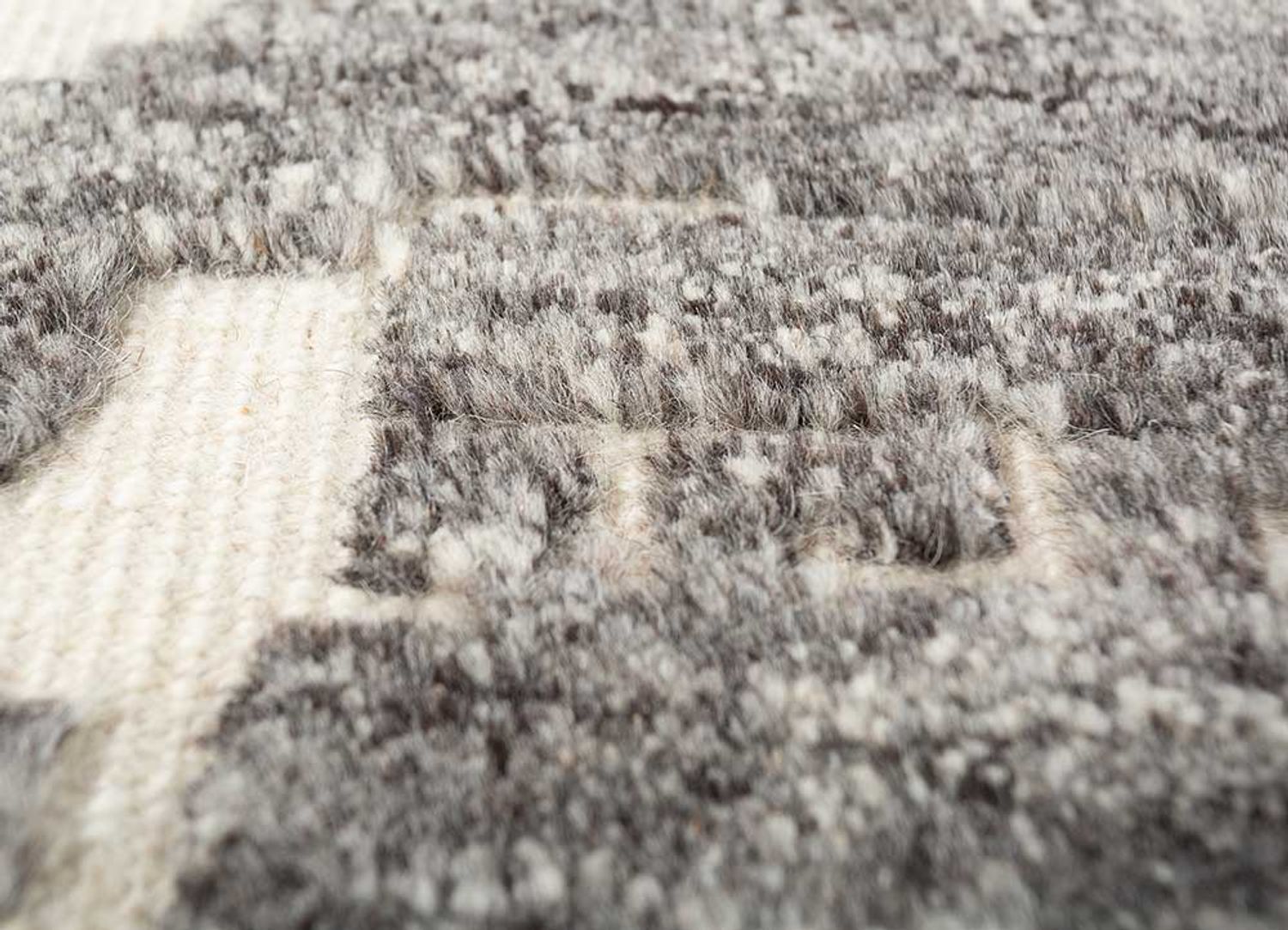 Wool Rug - 90 x 60 cm - beige