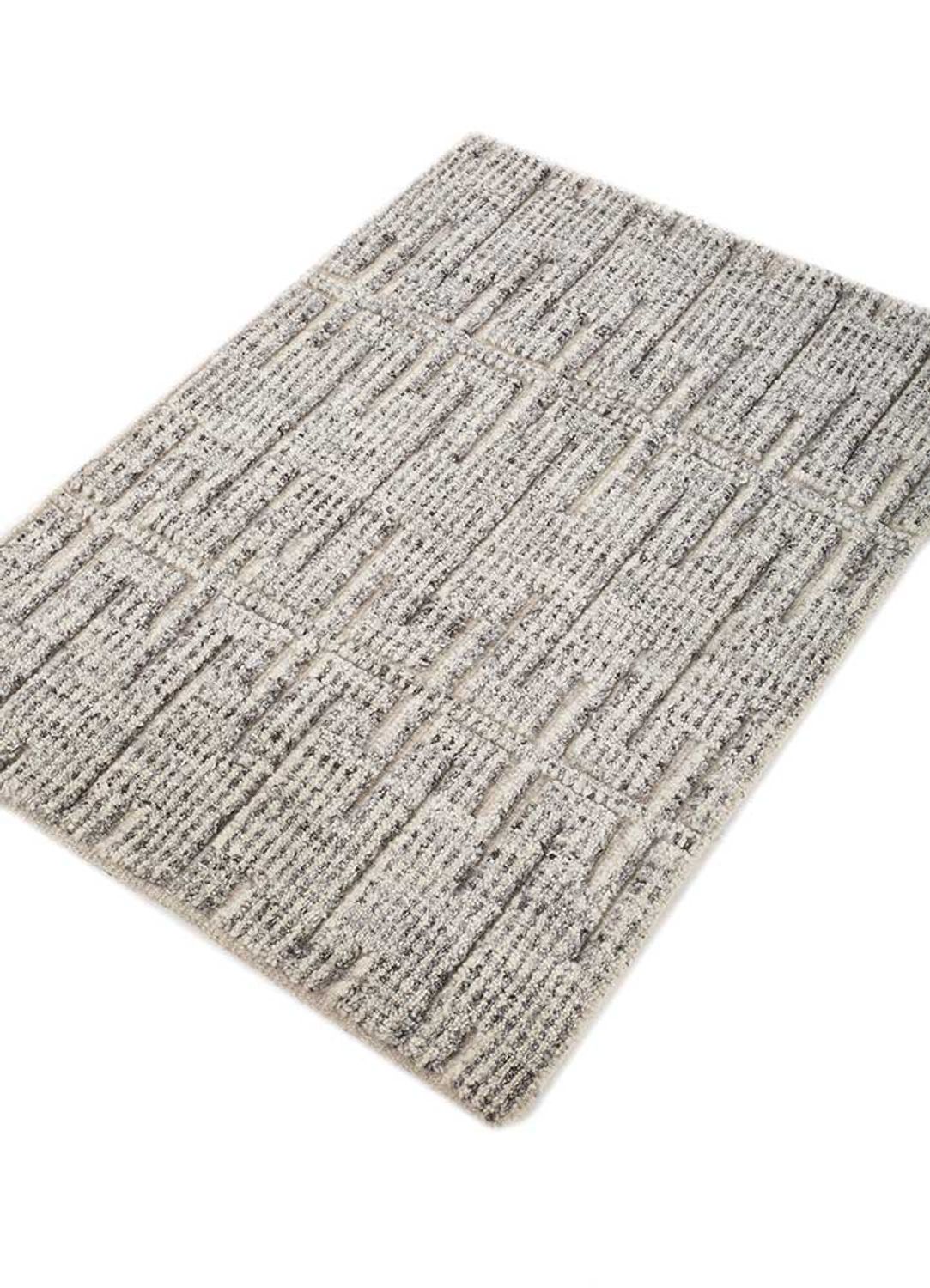 Wool Rug - 90 x 60 cm - cream